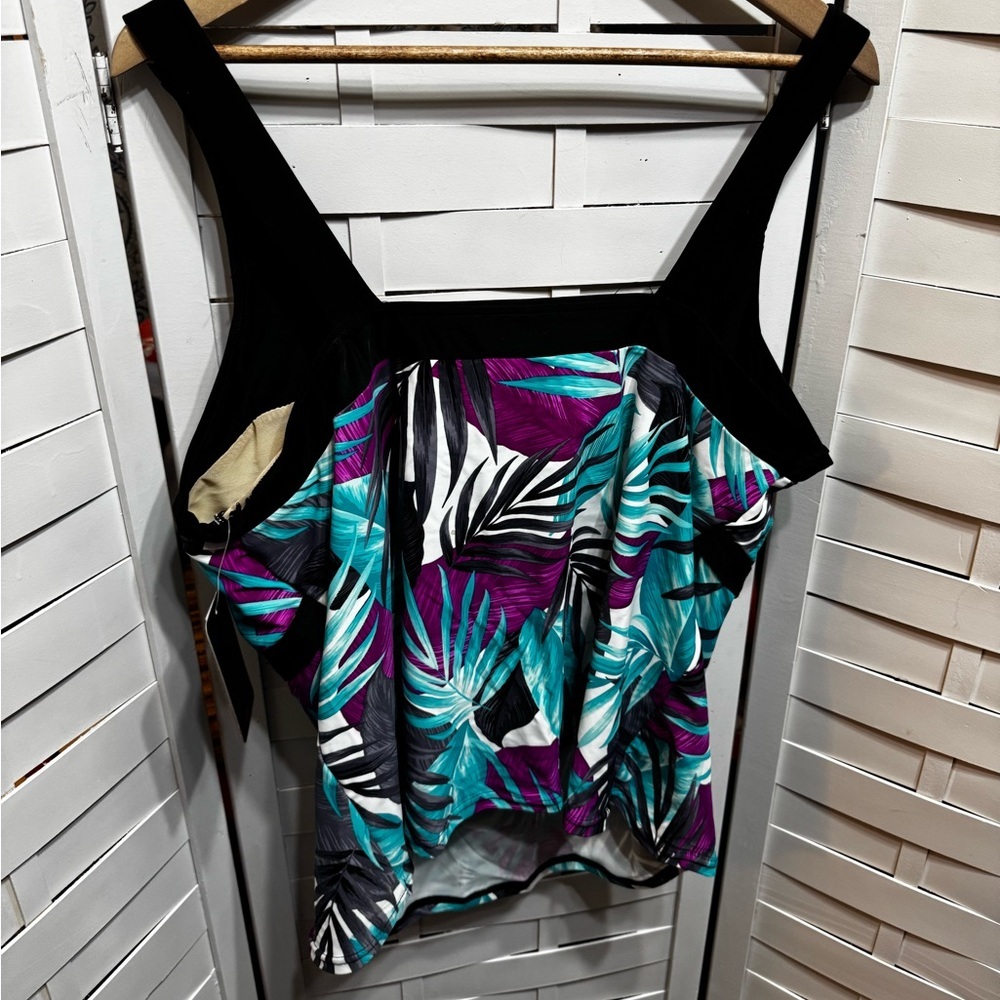 NWT ZEROXPOSUR Canopy Peasant Tank - Picture 2 of 6